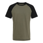 Blank Raglan T-shirt New Army Black Grøn Sort ST320