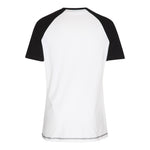 Blank Raglan T-shirt White Black Hvid Sort ST320