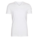 Blank One By One V-neck T-shirt White Hvid ST604