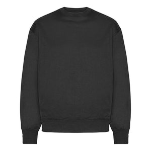 Blank Heavy Crew Neck Organic Black Sort ST705