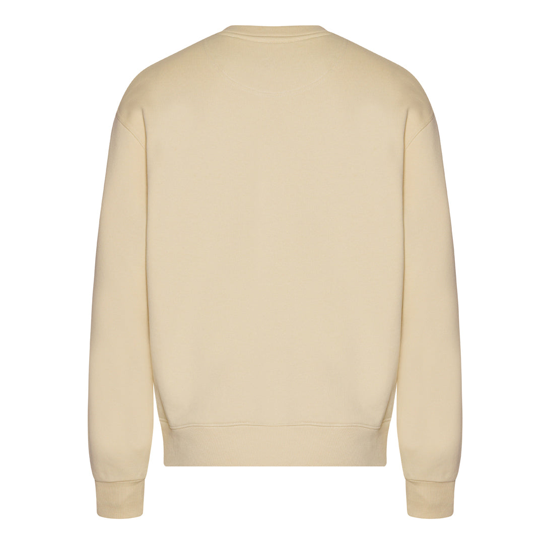 Blank Heavy Crew Neck Organic Crew neck Ecru Beige ST705