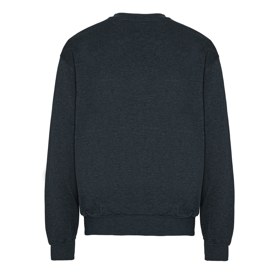 Blank Heavy Crew Neck Organic Crew neck Heather Navy Blå ST705