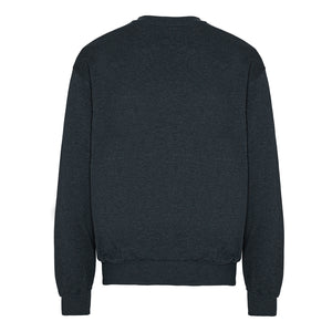 Blank Heavy Crew Neck Organic Crew neck Heather Navy Blå ST705