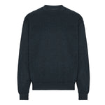 Blank Heavy Crew Neck Organic Crew neck Heather Navy Blå ST705