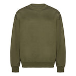 Blank Heavy Crew Neck Organic Crew neck New Army Grøn ST705