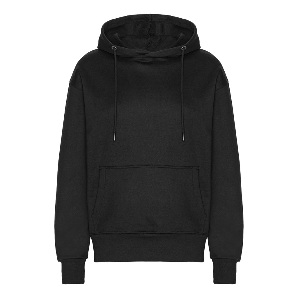 Blank Heavy Hooded Organic Hoodie Black Sort ST715