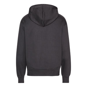 Blank Heavy Hooded Organic Hoodie Dark Grey Mørkegrå ST715