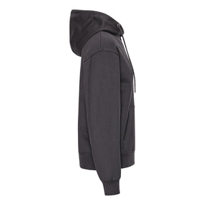 Blank Heavy Hooded Organic Hoodie Dark Grey Mørkegrå ST715