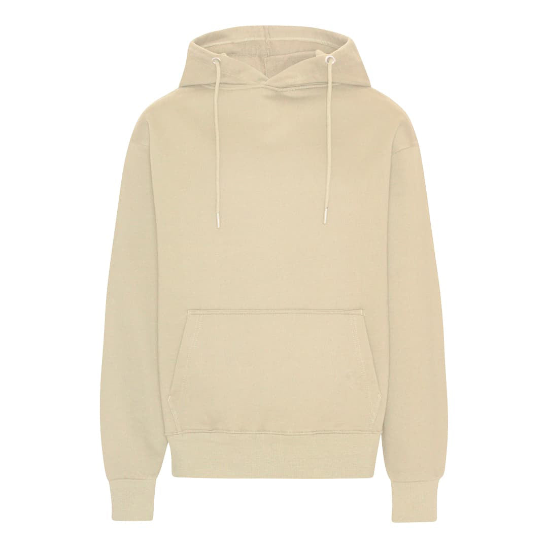 Blank Heavy Hooded Organic Hoodie Ecru Beige ST715