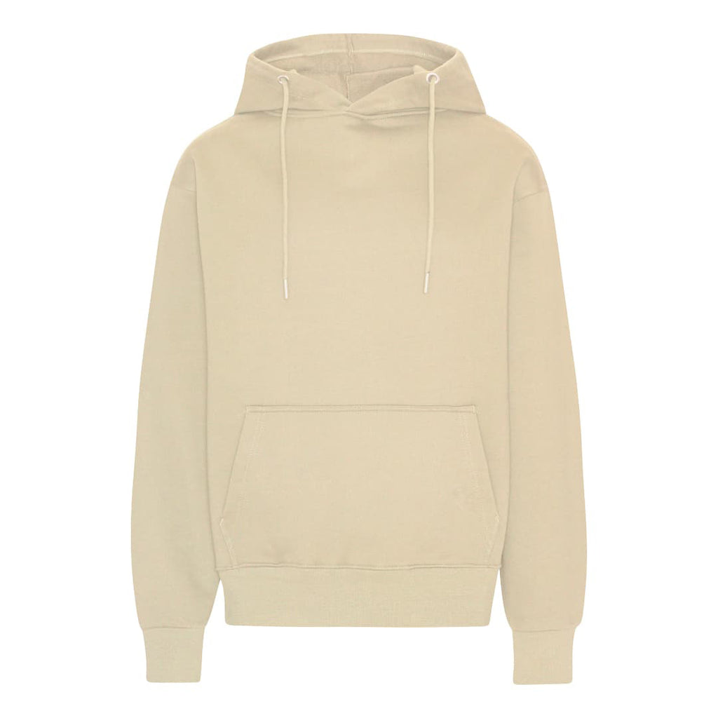 Blank Heavy Hooded Organic Hoodie Ecru Beige ST715