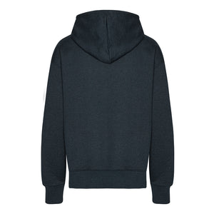 Blank Heavy Hooded Organic Hoodie Heather Navy ST715