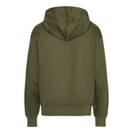 Blank Heavy Hooded Organic Hoodie New Army Grøn ST715