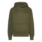 Blank Heavy Hooded Organic Hoodie New Army Grøn ST715