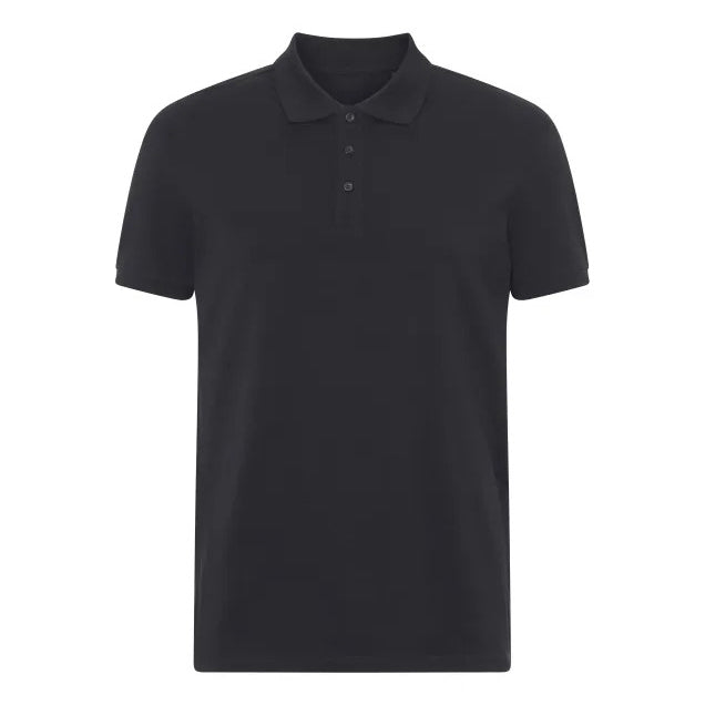 Blank Shape Polo T–Shirt Black Sort ST813