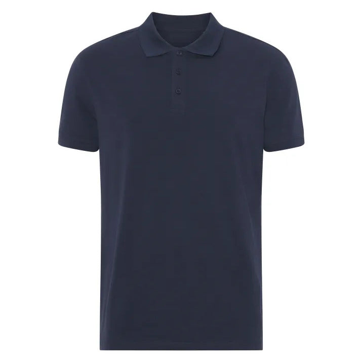 Blank Shape Polo T–Shirt Blue Navy Blå ST813