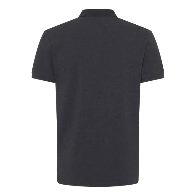 Blank Shape Polo T–Shirt Heather Black Sort ST813