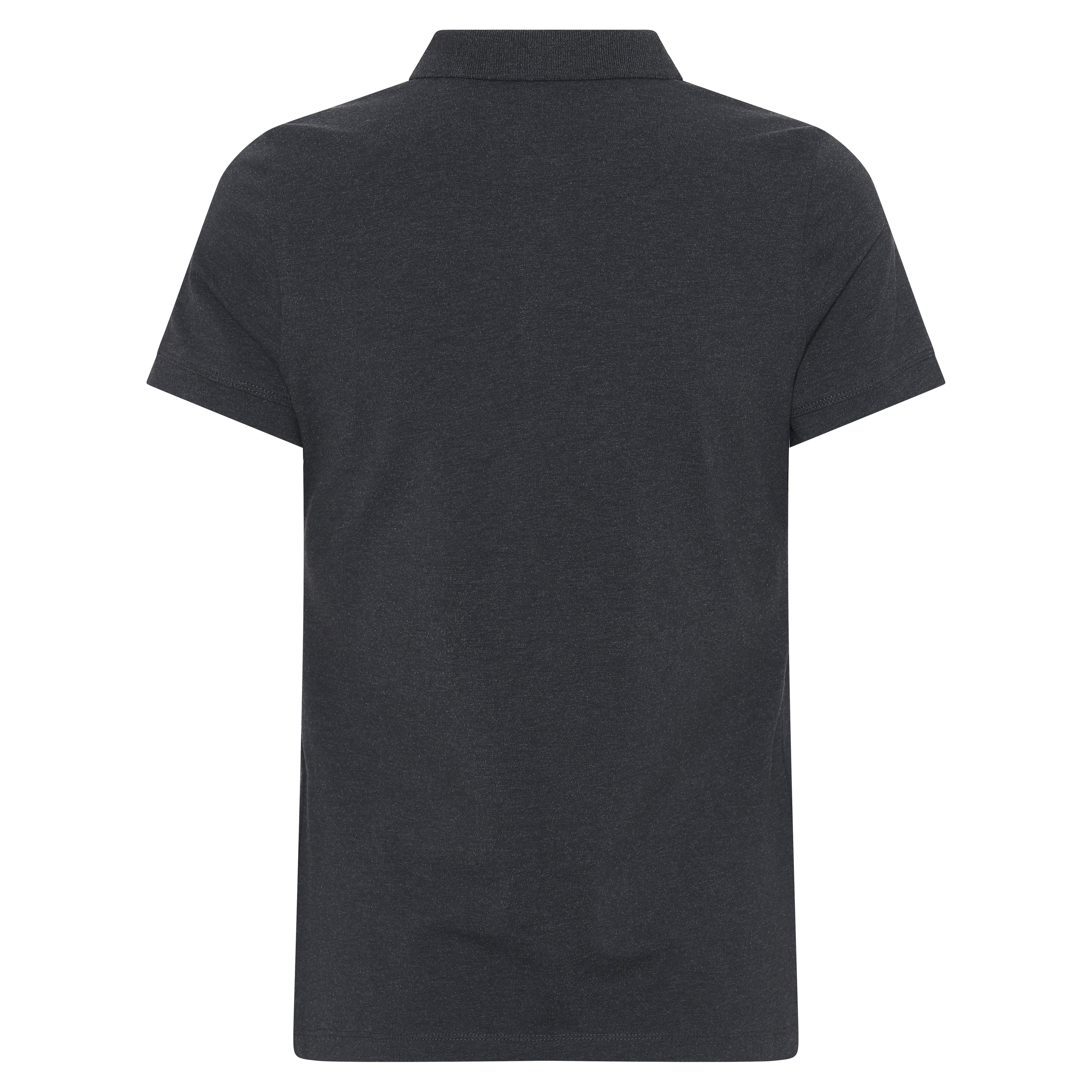 Blank Lady Shape Polo T-shirt Heather Black Sort ST814