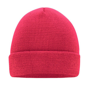 Myrtel Beach Knitted Beanie Bright Pink Lyserød 7500