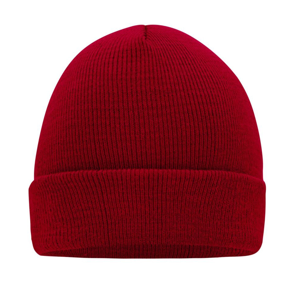 Myrtel Beach Knitted Beanie Burgundy Rød 7500