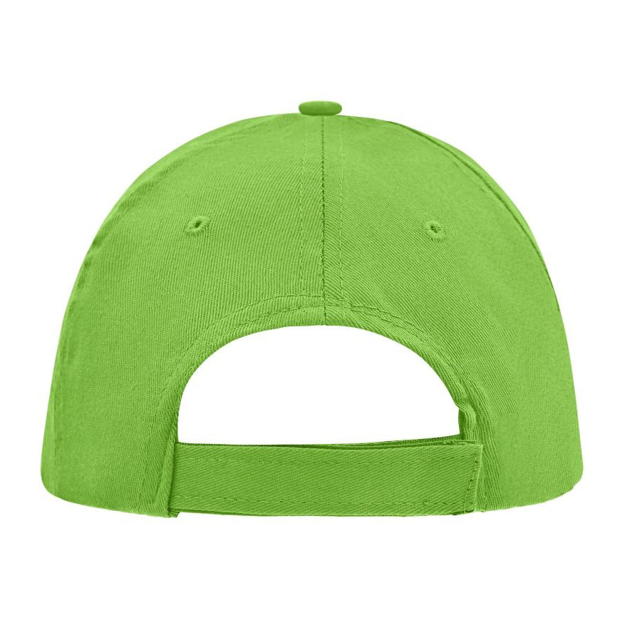 Myrtle Beach 5 Panel Promo Sandwich Cap Adjustable Lime Green White Grøn Hvid MB6552