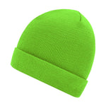 Myrtel Beach Knitted Beanie Bright Green Grøn 7500