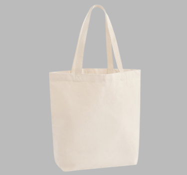 Westford Mill - Heavyweight Canvas Tote Bag - Mulepose / Shopper - WM697 - Med Eget Logo