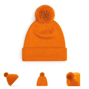 Fra 10 stk. | Pom Pom beanie med logo brodering | Hue fås i 12 farver