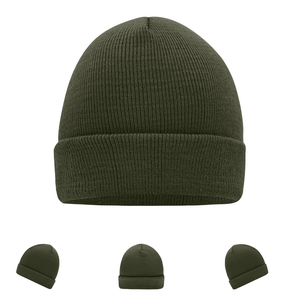 Fra 10 stk. | Knitted beanie med logo brodering | Hue fås i 28 farver