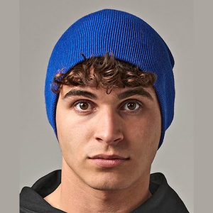 Fra 10 stk. | Pull On beanie med logo brodering | Hue fås i 5 farver