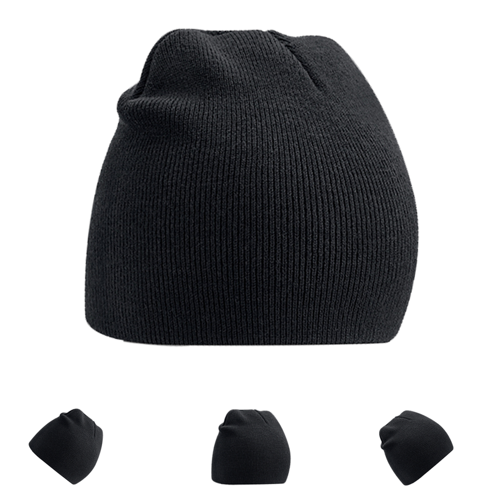 Fra 10 stk. | Pull On beanie med logo brodering | Hue fås i 5 farver