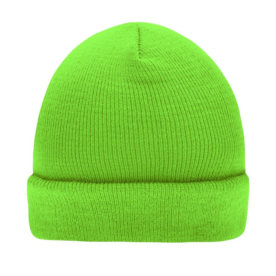 Myrtel Beach Knitted Beanie Bright Green Grøn 7500