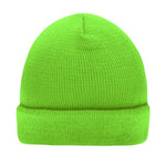 Myrtel Beach Knitted Beanie Bright Green Grøn 7500