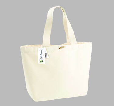 Westford Mill - EarthAware® Organic Marina Bag XL -  Økologisk Shopper - WM855 - Med Eget Logo