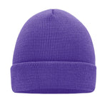 Myrtel Beach Knitted Beanie Dark Purple Lilla 7500