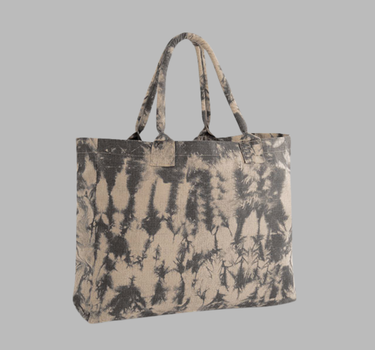 Westford Mill - Tie Dye Canvas Tote Bag - Skuldertaske / Shopper - WM930 - Med Eget Logo