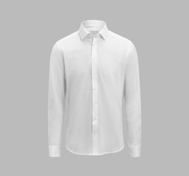 J.Harvest & Frost - IB135 Pique Knit Regular - Langærmet - 2913501