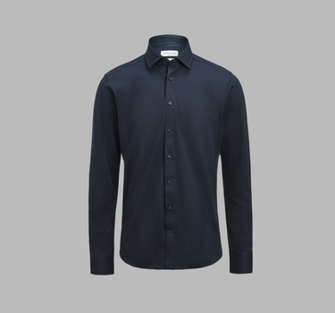 J.Harvest & Frost - IB135 Pique Knit Regular - Langærmet - 2913501