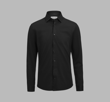 J.Harvest & Frost - IB135 Pique Knit Regular - Langærmet - 2913501