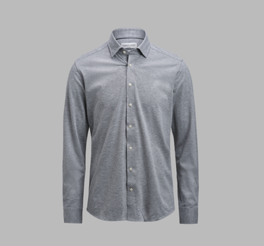 J.Harvest & Frost - IB135 Pique Knit Regular - Langærmet - 2913501