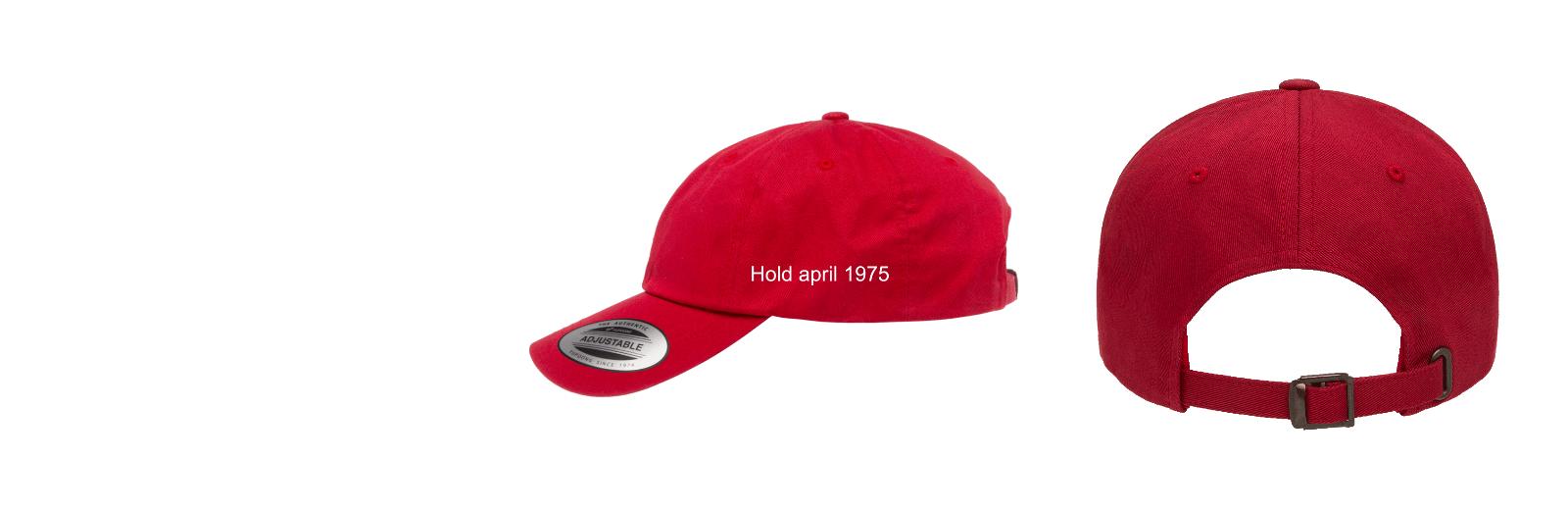 Yupoong - Dad Cap - Adjustable - Red