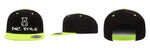 Yupoong - Classic - Snapback - Black/Neon Lime