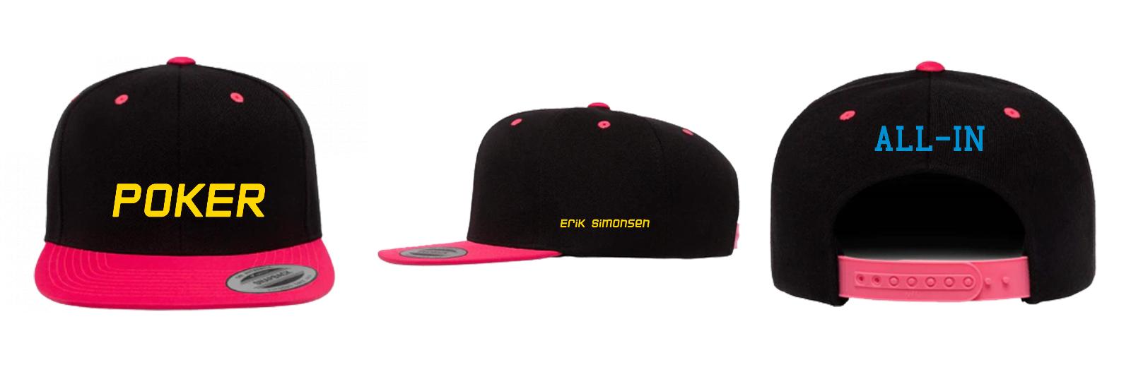 Yupoong - Classic - Snapback - Black/Neon Pink