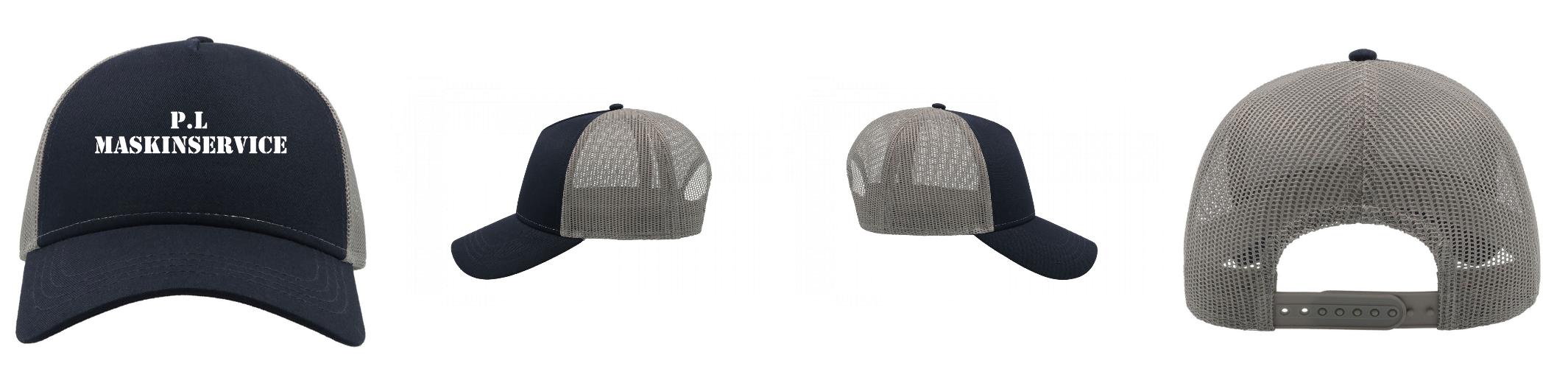 Atlantis - Rapper Cotton Cap - Trucker/Snapback - Navy/Grey