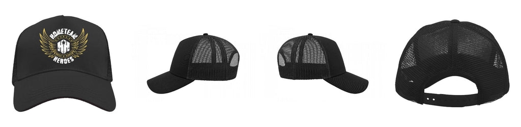 Atlantis - Rapper Cotton Cap - Trucker/Snapback - Black/Black