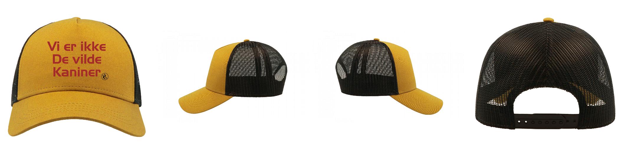 Atlantis - Rapper Cotton Cap - Trucker/Snapback - Mustard/Black