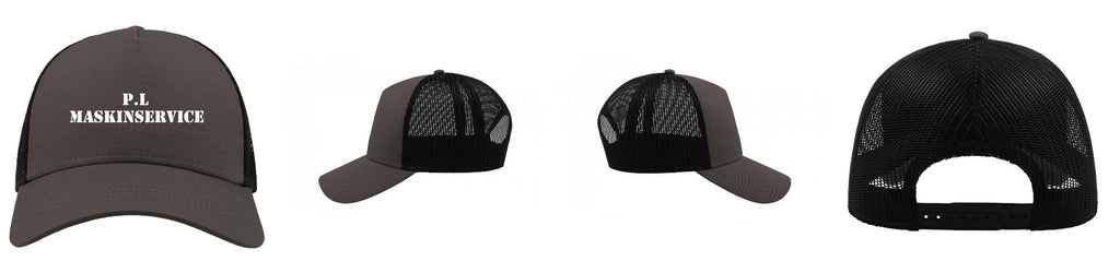 Atlantis - Rapper Cotton Cap - Trucker/Snapback - Dark Grey/Black