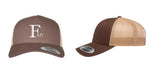 Yupoong - Trucker 5 Panel - Snapback - Brown/Khaki