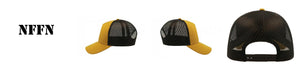 Atlantis - Rapper Cotton Cap - Trucker/Snapback - Mustard/Black