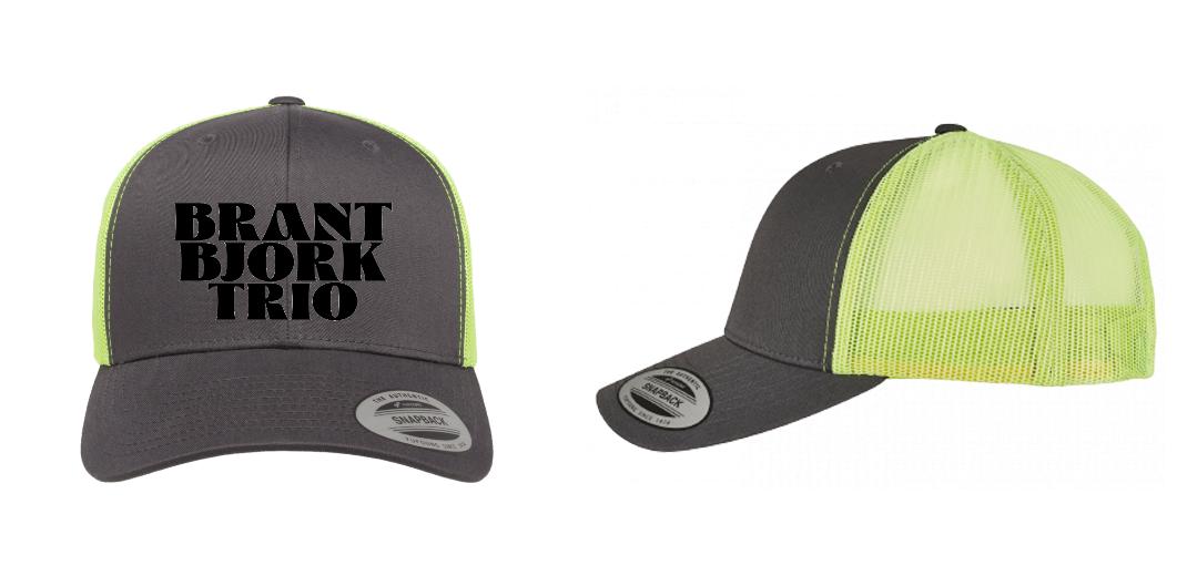 Yupoong - Trucker 6 Panel - Snapback - Charcoal/Neon Green