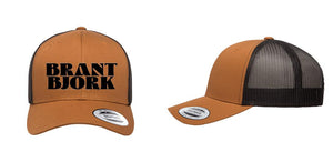 Yupoong - Trucker 6 Panel - Snapback - Caramel/Black